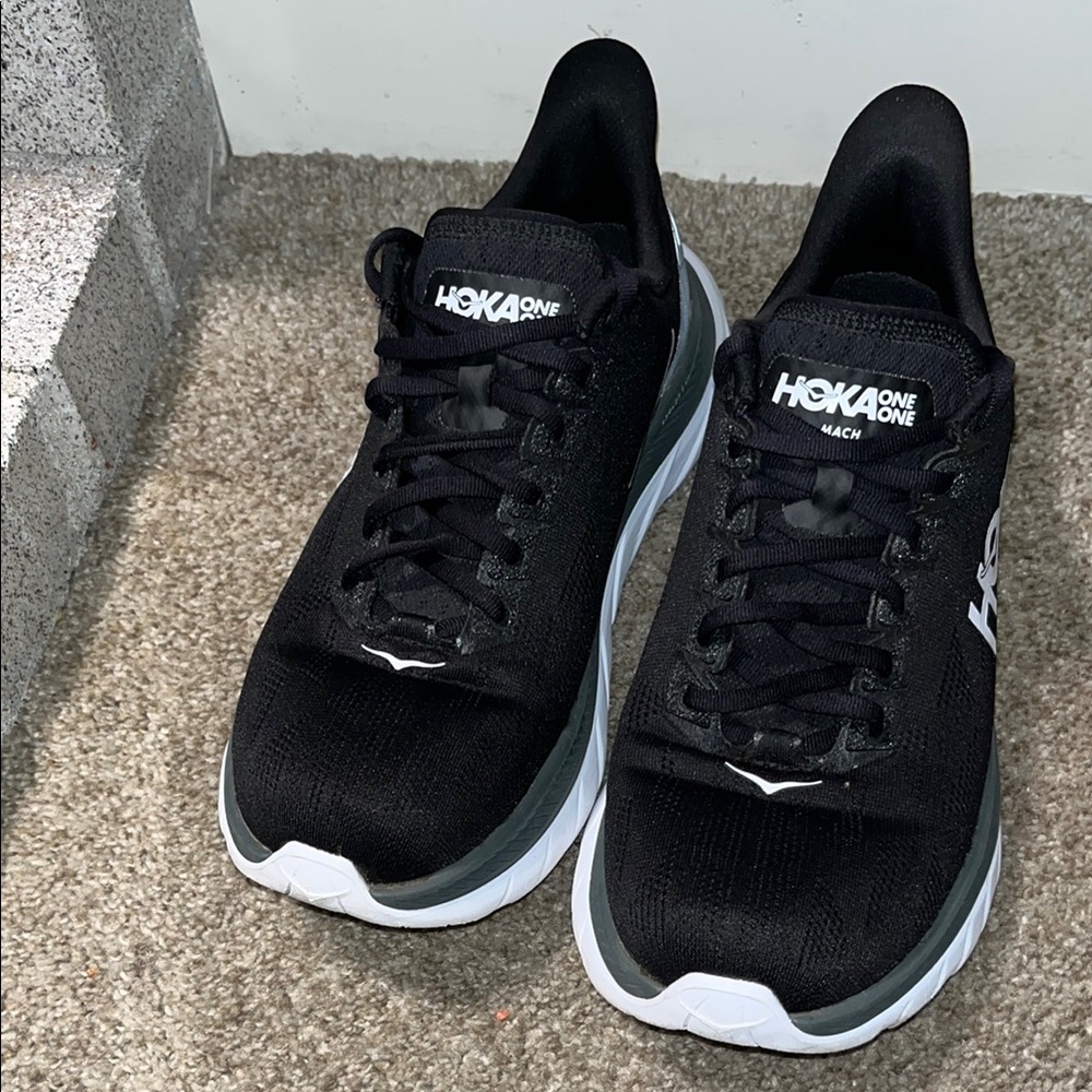 HOKA ONE ONE Black Running Shoes
